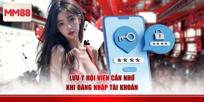 Lưu ý hội viên cần nhớ khi đăng nhập tài khoản